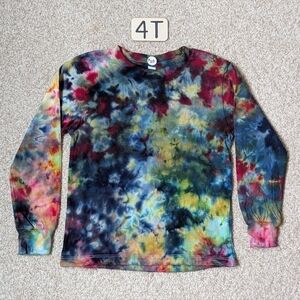New Tiedye Unisex Toddler Long Sleeve Shirt